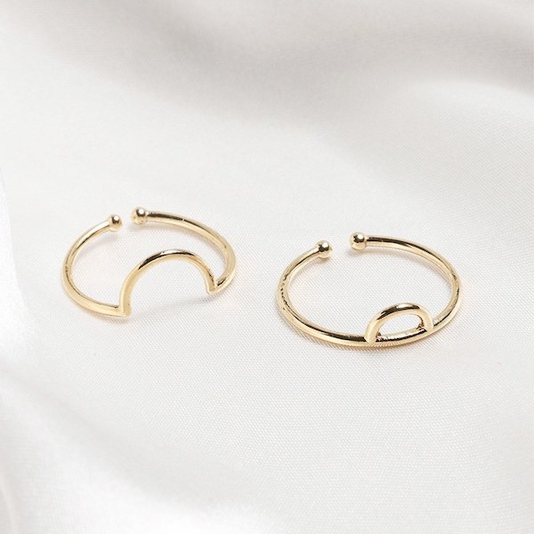 TWIN HOOPS