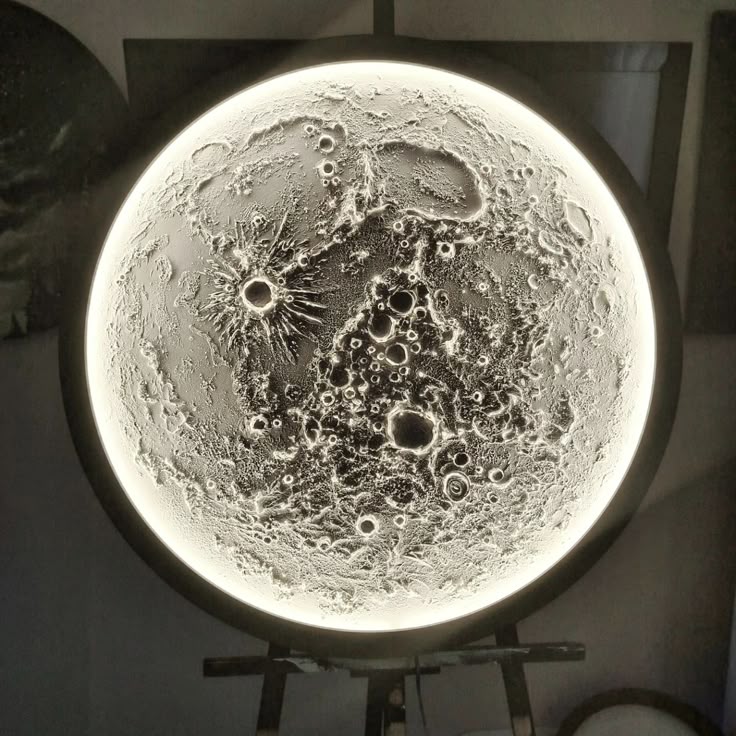 Luminous Moon Sign Board